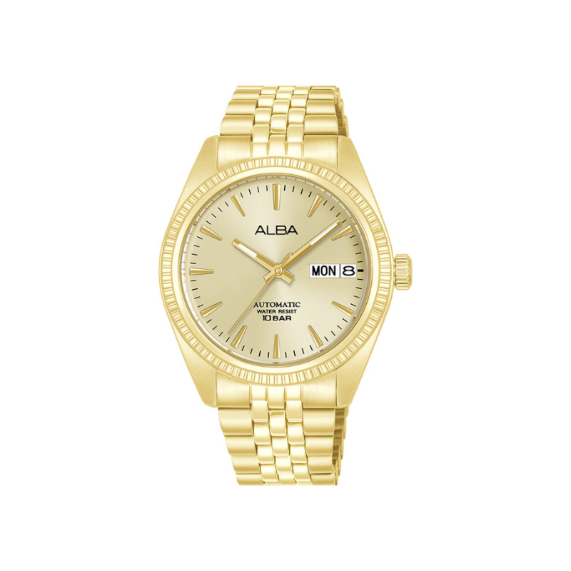 MECHANICAL LADY L.CHAMPAGNE DIAL GOLD ST. 35.5MM-AL4796X1
