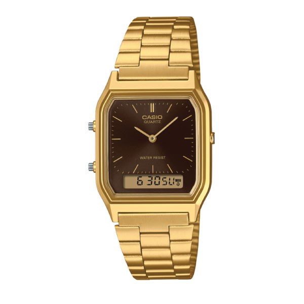 CASIO UNISEX VINTAGE 2H WATCH AQ-230GA-5AMQYDF