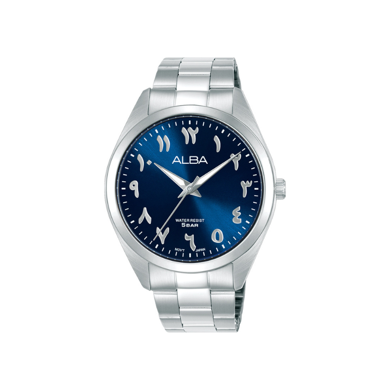STANDARD ARABIC BLUE DIAL SILVER STEEL 41MM- ARX159X1
