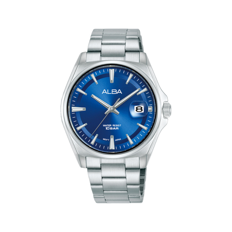 ACTIVE BLUE DIAL SILVER STEEL 39MM- AS9V89X1