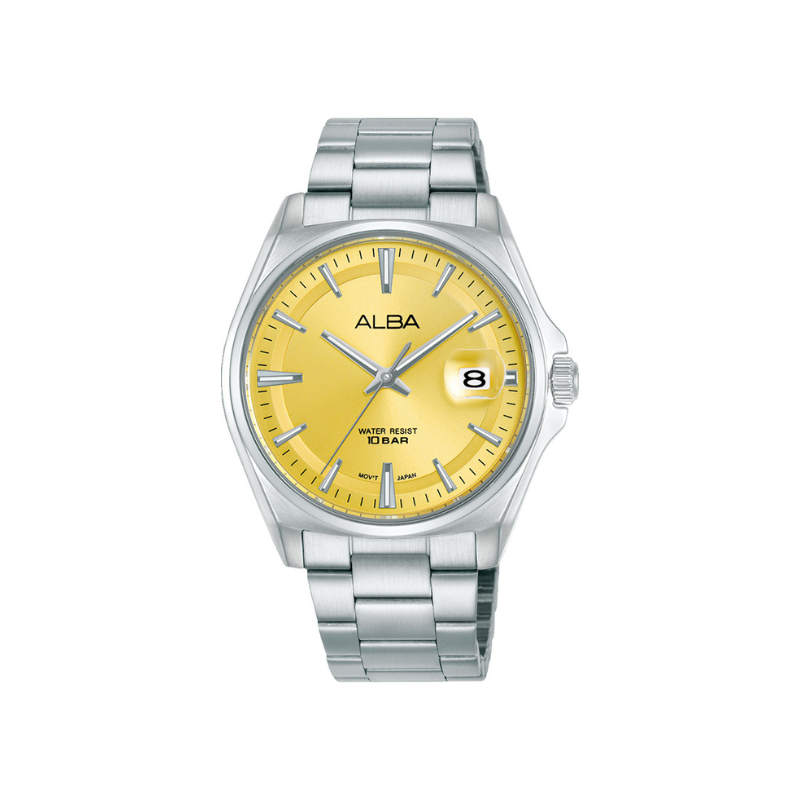 ACTIVE GOLD DIAL SILVER STEEL 39MM- AS9V95X1