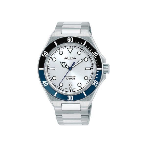 ACTIVE SILVER DIAL SILVER STEEL 42MM- AS9W15X1