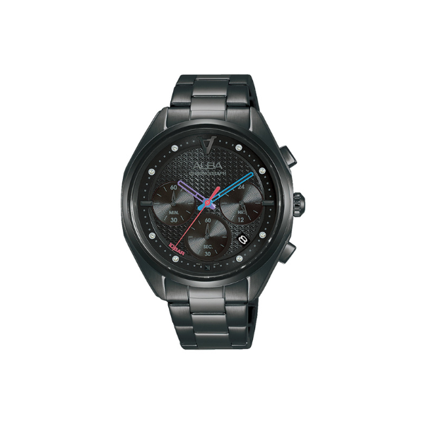 Active Lady Chrono Blk Dial Blk Steel 38Mm - AT3H01X1 - MYHOLDAL LEBANON