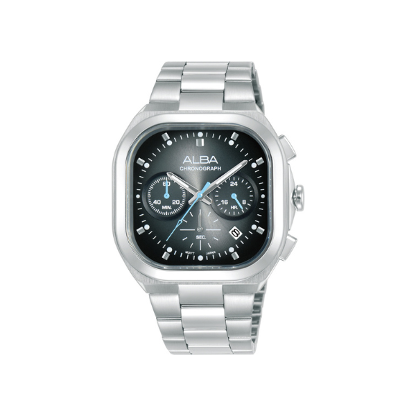ACTIVE BLK DIAL SILVER STEEL 39*48MM- AT3L03X1