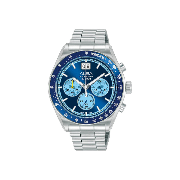 SIGNA BLUE DIAL SILVER  STEEL 42MM - AU5023X2