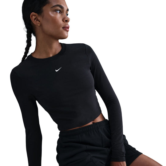 Nike Slim Long-Sleeve Cropped Top