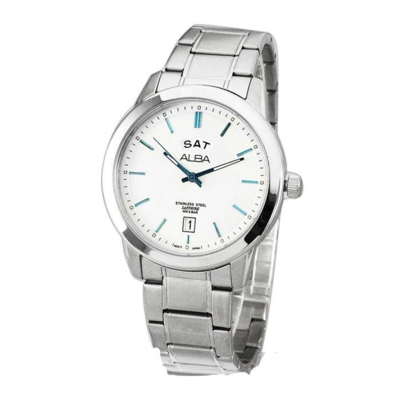 ALBA PRESTIGE BRACELET SILVER WHITE DIAL- AV3151