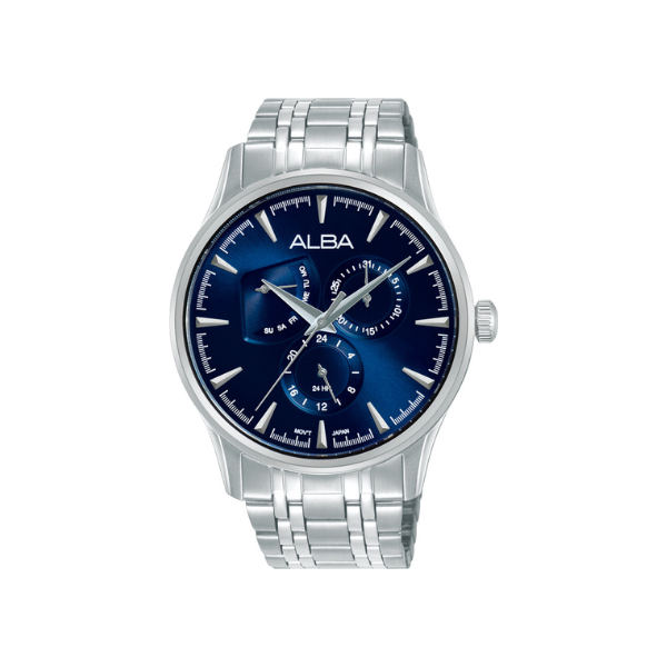 PRESTIGE BLUE DIAL SILVER ST. 42MM- AZ8015X1