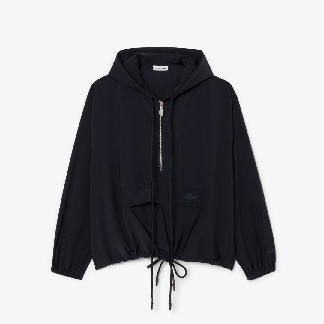 Oversized Wool Blend Popover Jacket - BF0103