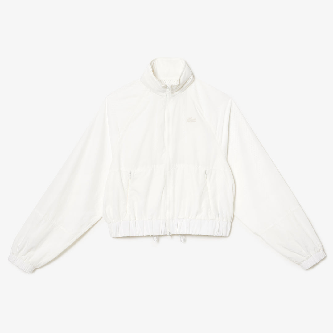 Short Zipped Hooded Nylon Jacket - BF0754
