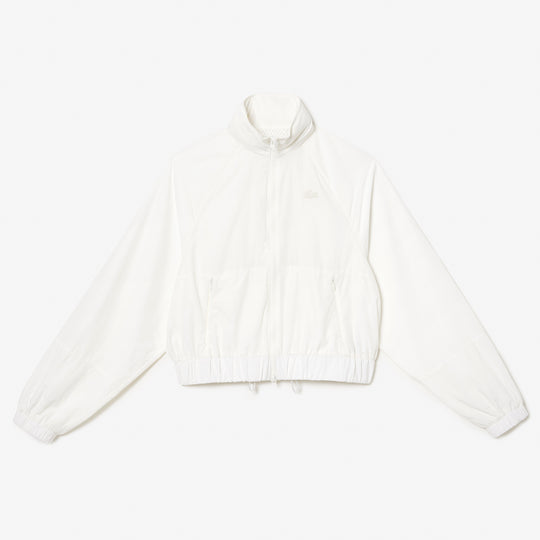 Short Zipped Hooded Nylon Jacket - BF0754