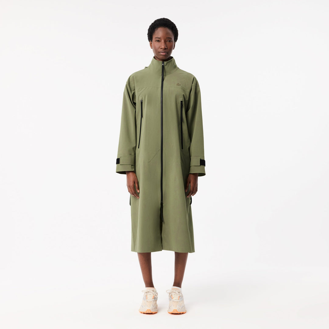 Long Oversized Water Repellent Hooded Parka - BF3265