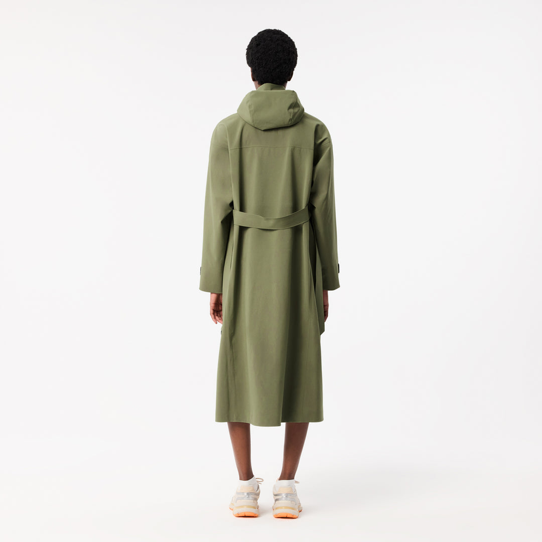 Long Oversized Water Repellent Hooded Parka - BF3265