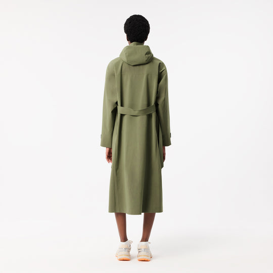 Long Oversized Water Repellent Hooded Parka - BF3265