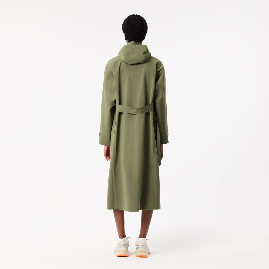 Long Oversized Water Repellent Hooded Parka - BF3265
