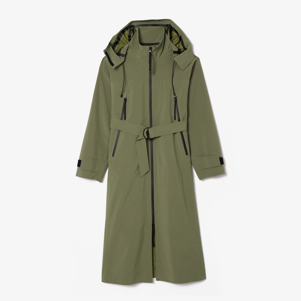Long Oversized Water Repellent Hooded Parka - BF3265