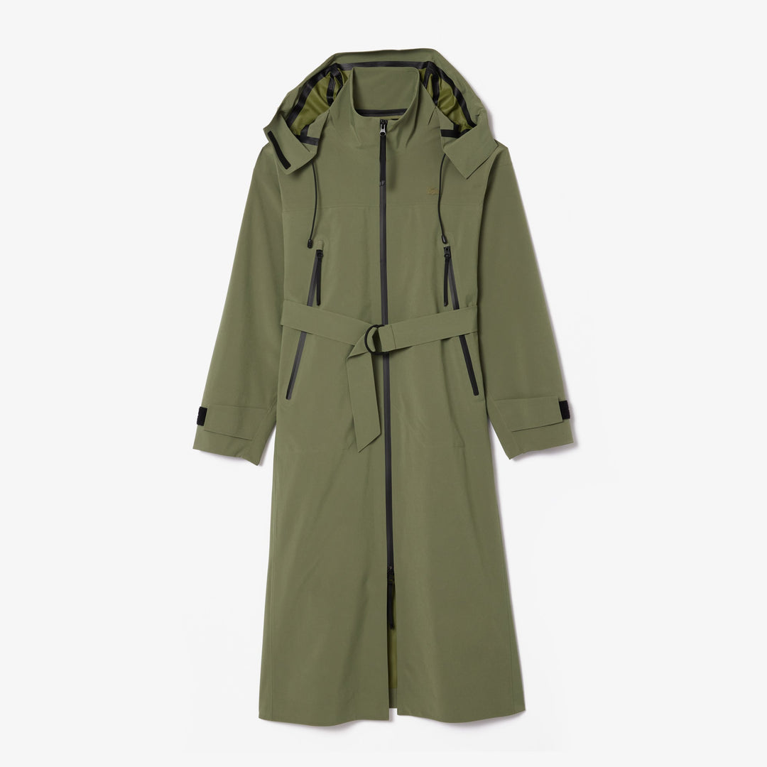 Long Oversized Water Repellent Hooded Parka - BF3265
