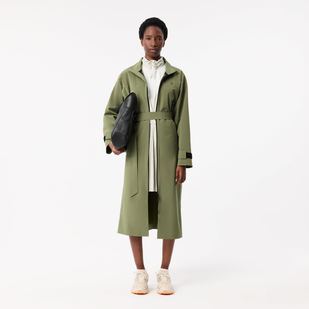 Long Oversized Water Repellent Hooded Parka - BF3265