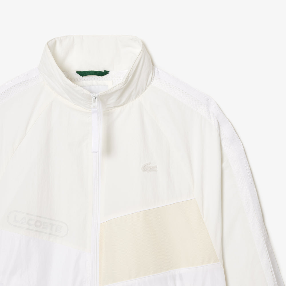 Short Oversized Water Resistant Patchwork Jacket - BH1646