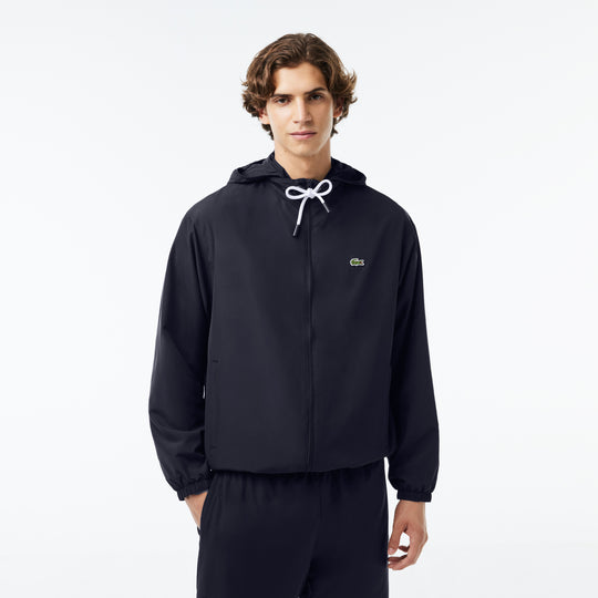 Short Water-resistant Jacket with Removable Hood - BH1679