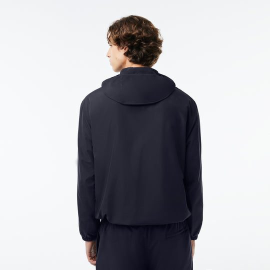 Short Water-resistant Jacket with Removable Hood - BH1679