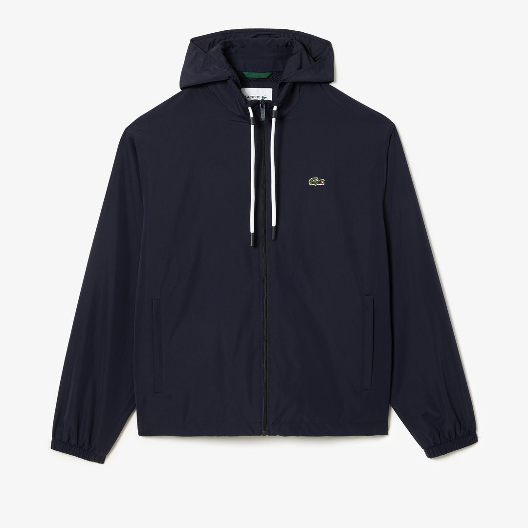 Short Water-resistant Jacket with Removable Hood - BH1679