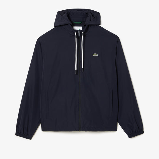 Short Water-resistant Jacket with Removable Hood - BH1679