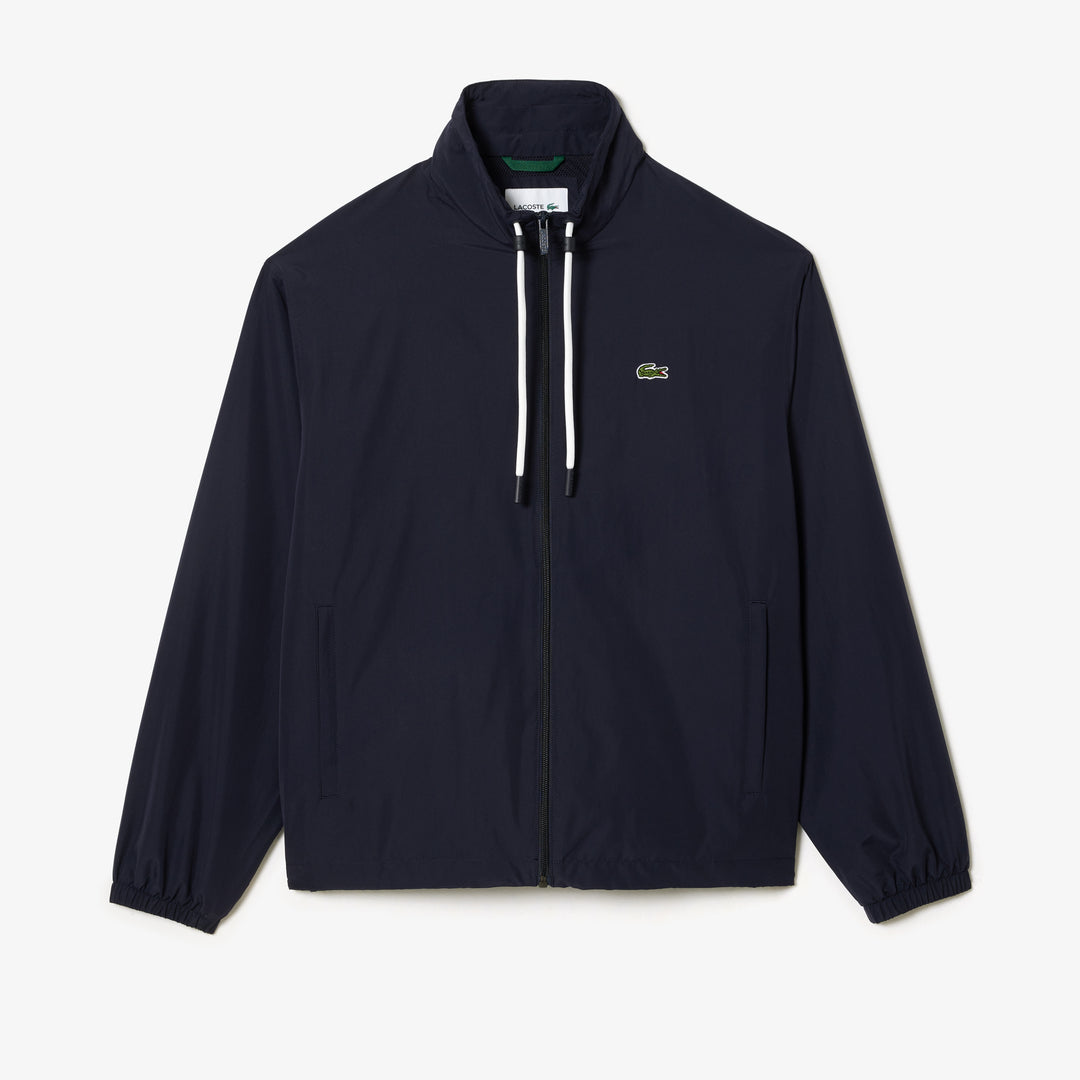Short Water-resistant Jacket with Removable Hood - BH1679