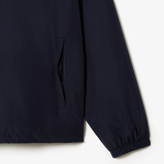 Short Water-resistant Jacket with Removable Hood - BH1679