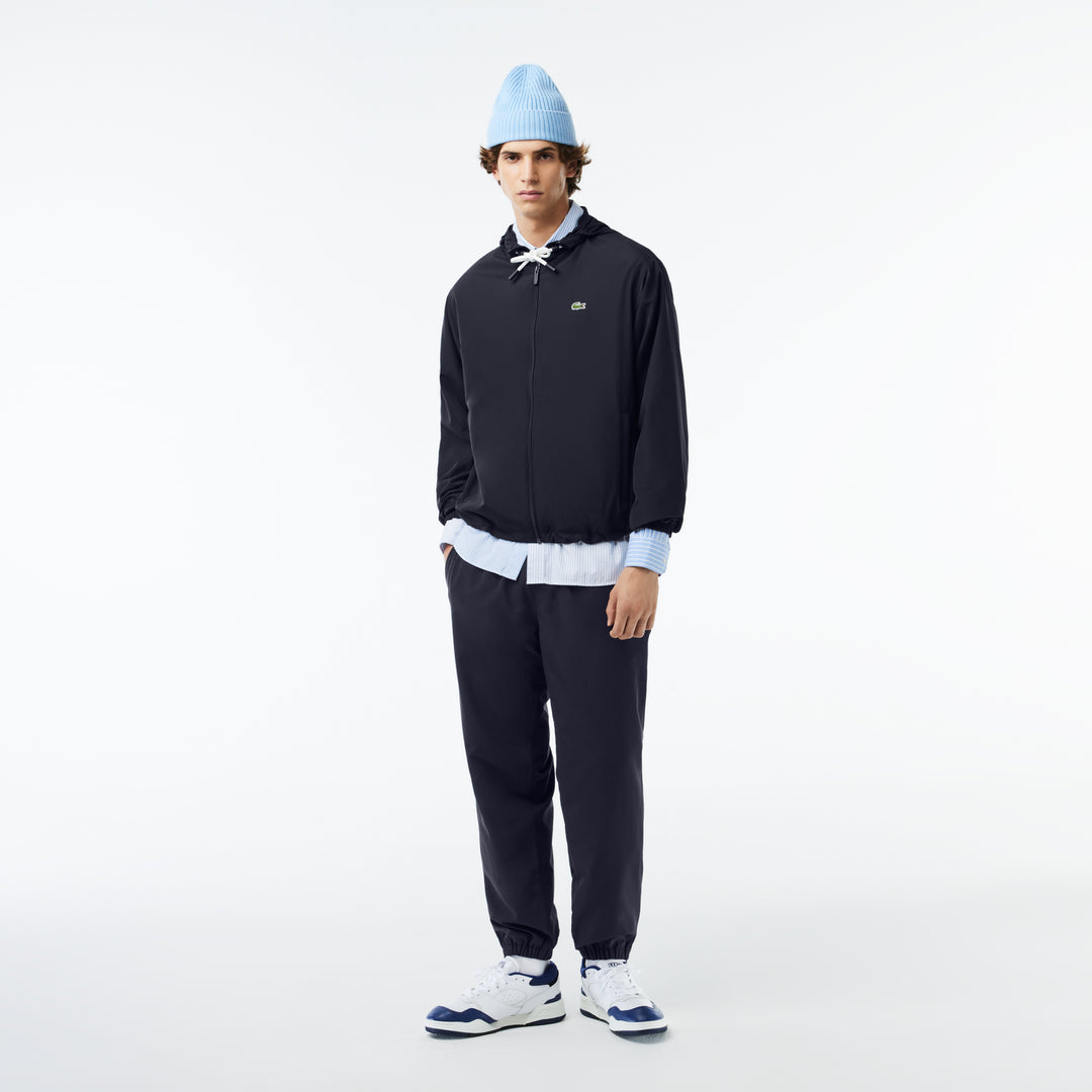 Short Water-resistant Jacket with Removable Hood - BH1679