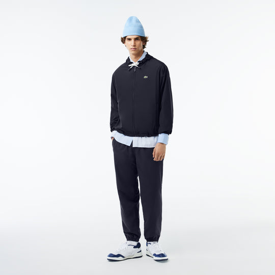 Short Water-resistant Jacket with Removable Hood - BH1679