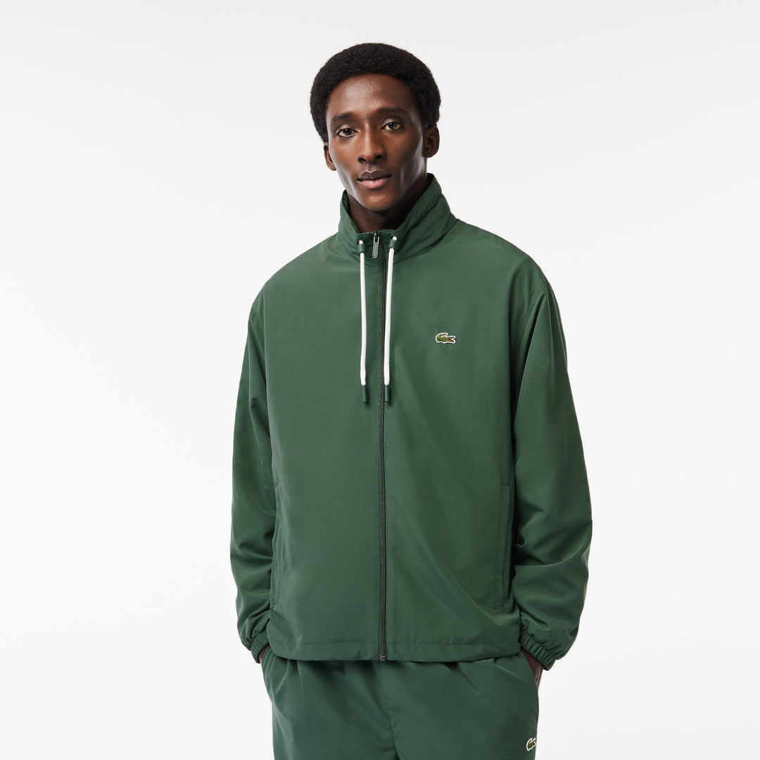 Short Water-resistant Jacket with Removable Hood - BH1679