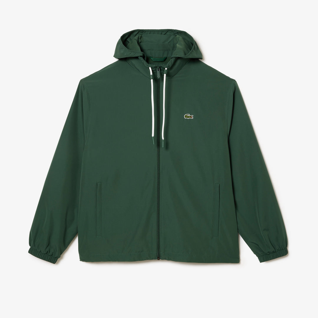 Short Water-resistant Jacket with Removable Hood - BH1679
