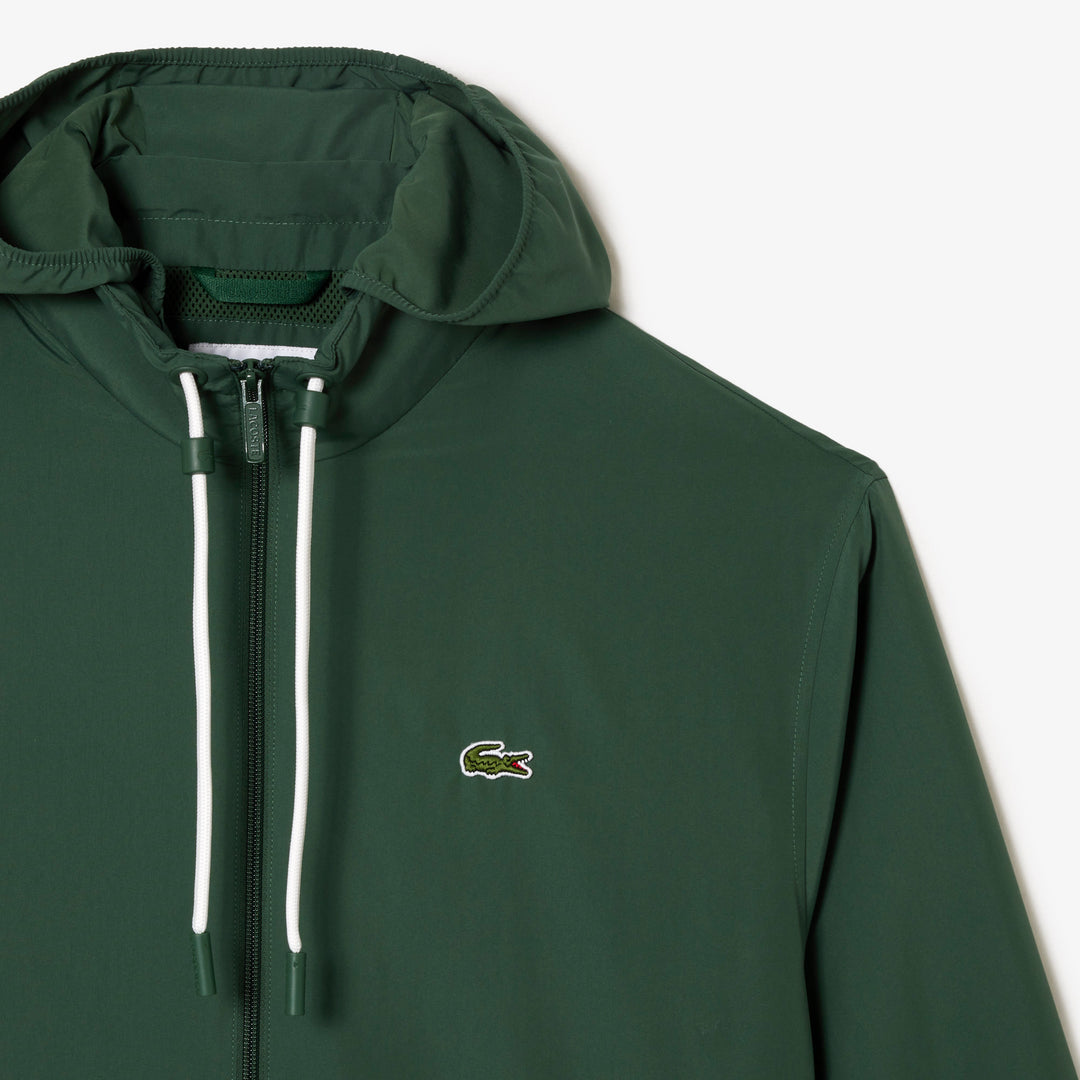 Short Water-resistant Jacket with Removable Hood - BH1679