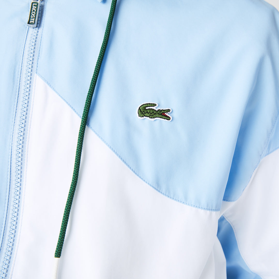 Men's Heritage Graphic Colour-block Zippered Water-Resistant Jacket