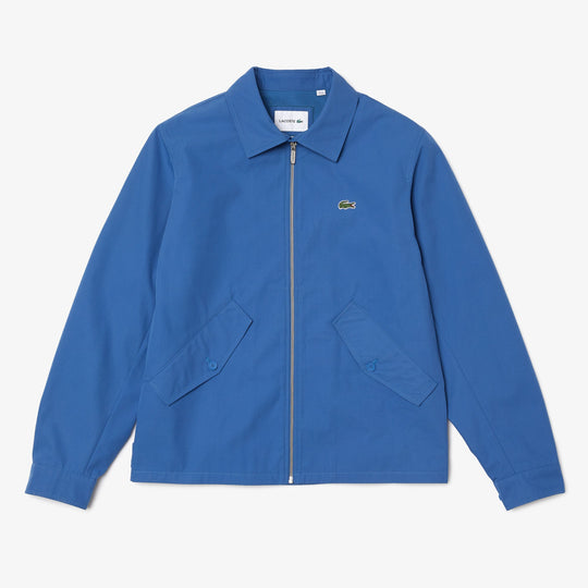 Shop The Latest Collection Of Lacoste Men'S Short Zippered Organic Cotton Gabardine Jacket - Bh2591 In Lebanon