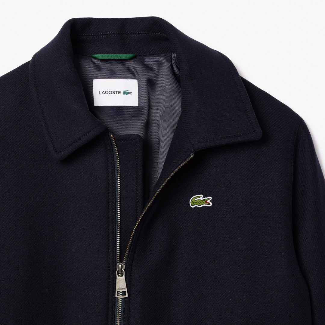 Zipped Padded Wool Aviator Jacket - BH2888