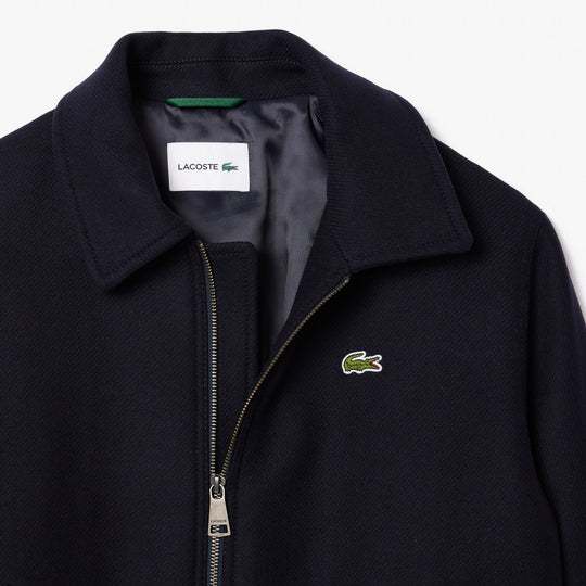 Zipped Padded Wool Aviator Jacket - BH2888