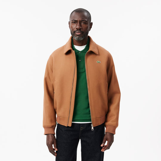 Zipped Padded Wool Aviator Jacket - BH2888