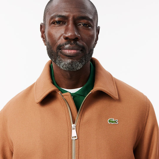 Zipped Padded Wool Aviator Jacket - BH2888