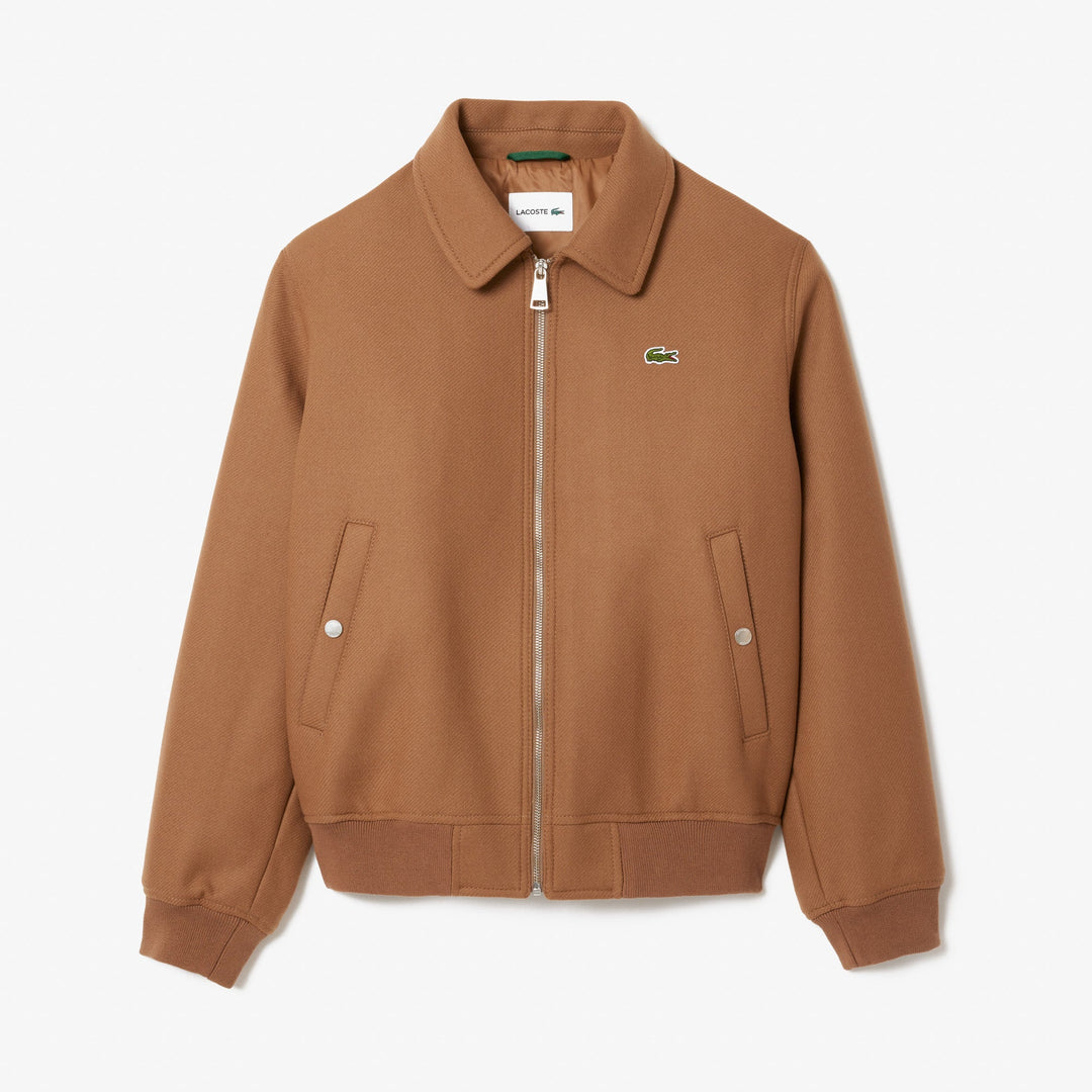 Zipped Padded Wool Aviator Jacket - BH2888
