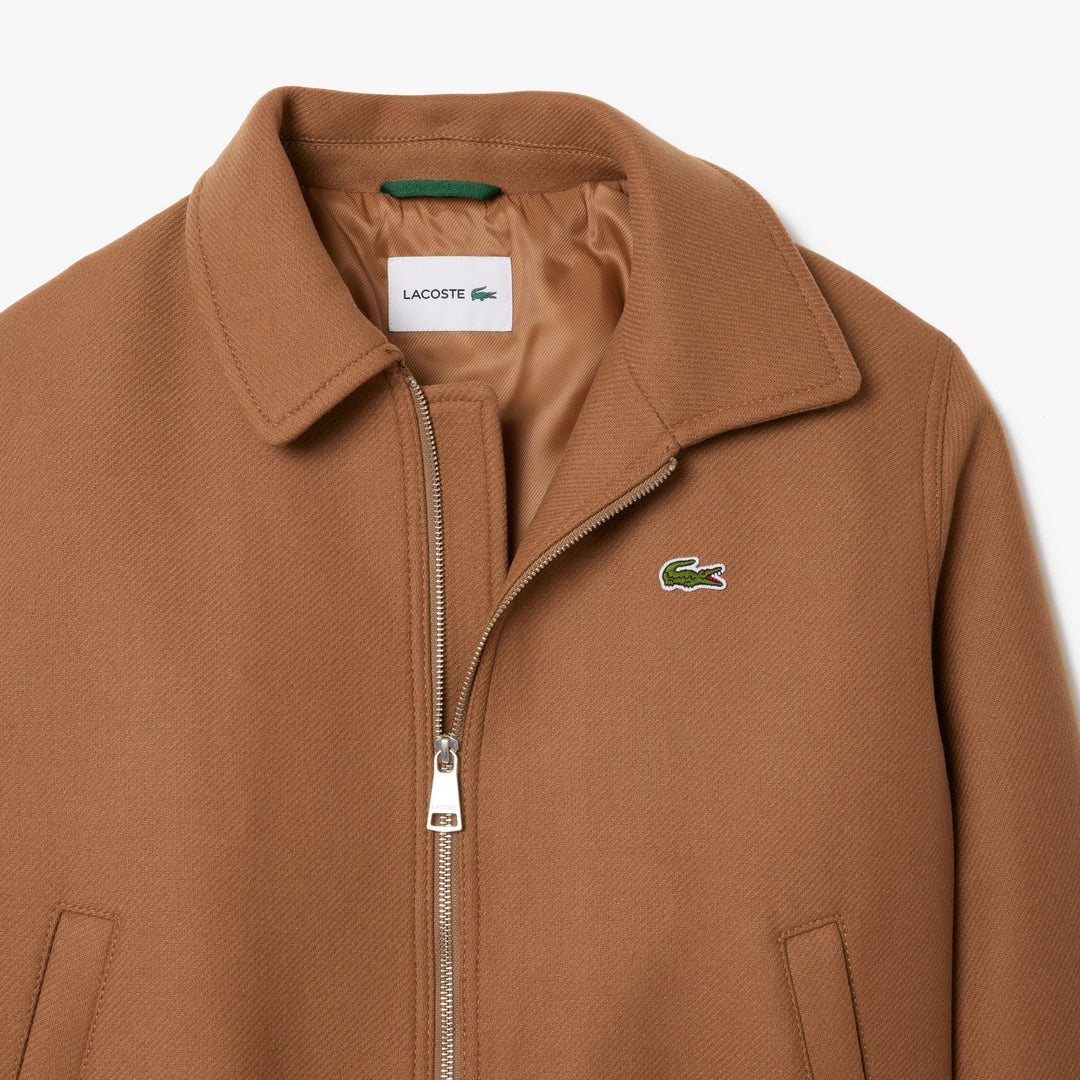 Zipped Padded Wool Aviator Jacket - BH2888