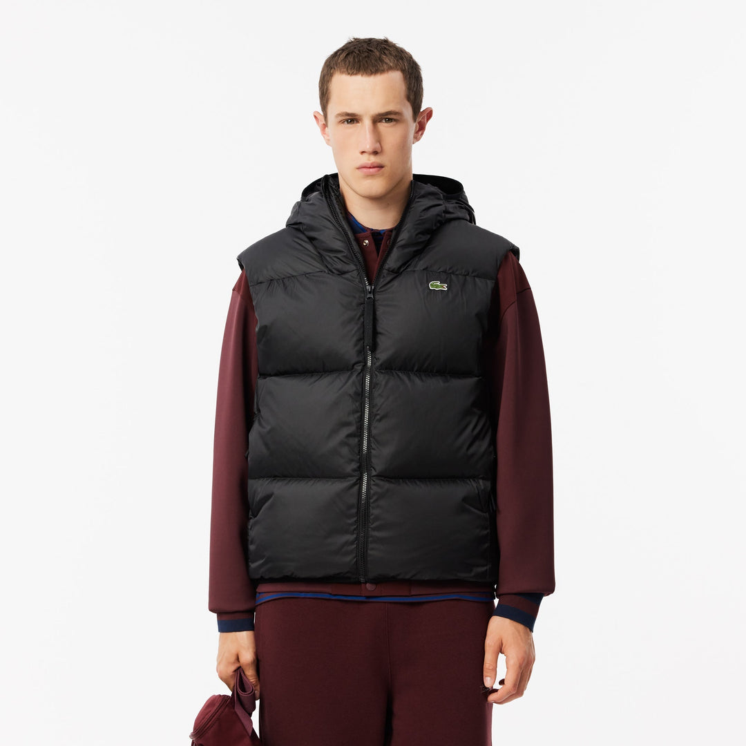 Water Repellent Short Puffed Vest - BH2895