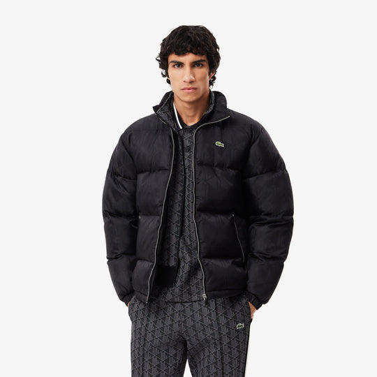 Water-Repellent Monogram Jacquard Down Jacket - BH4004