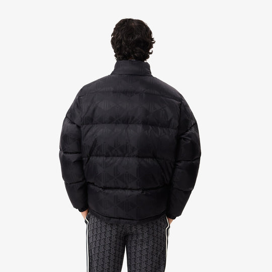 Water-Repellent Monogram Jacquard Down Jacket - BH4004