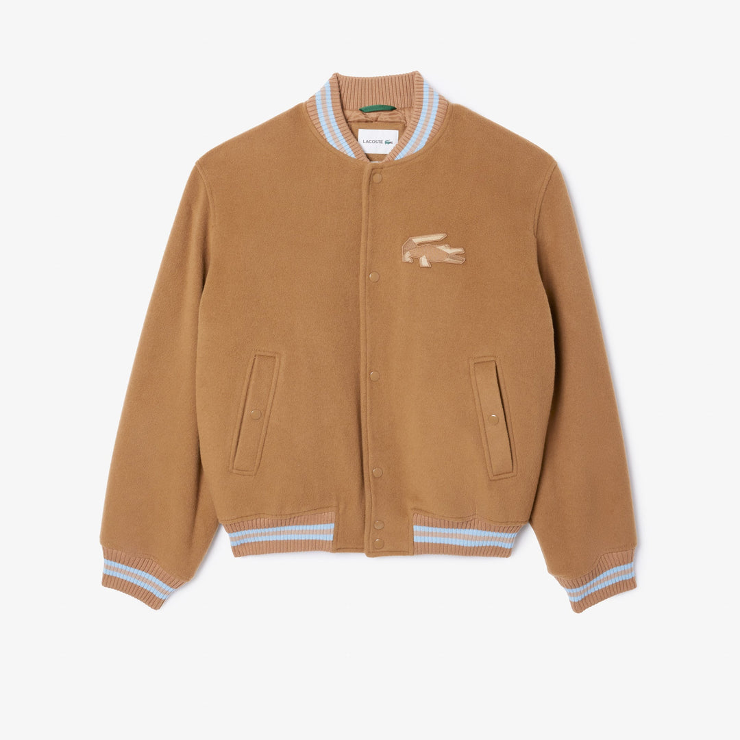 Wool Crocodile Badge Bomber Jacket - BH4307 - MYHOLDAL LEBANON