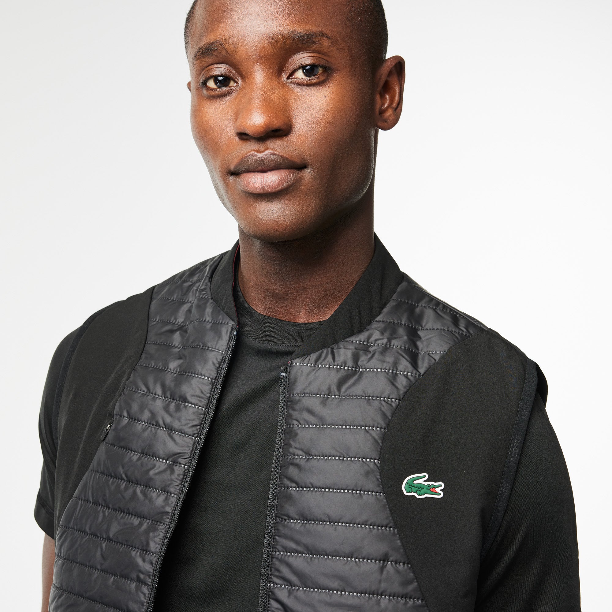 Lacoste clearance quilted vest