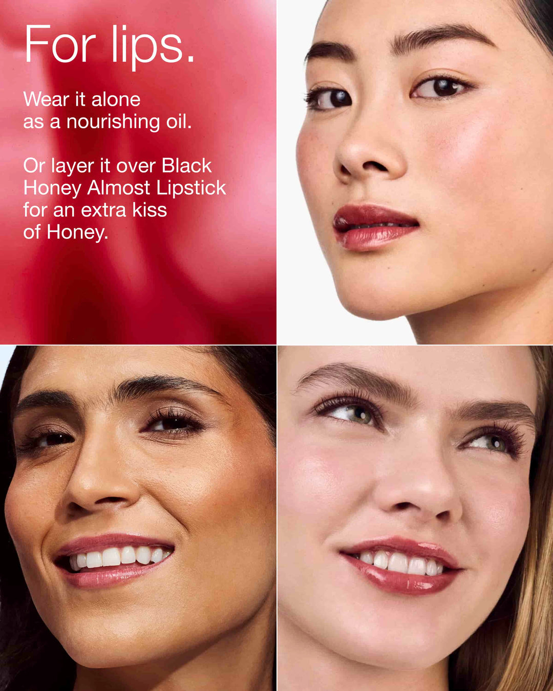 Lip & Cheek Oil - Black Honey