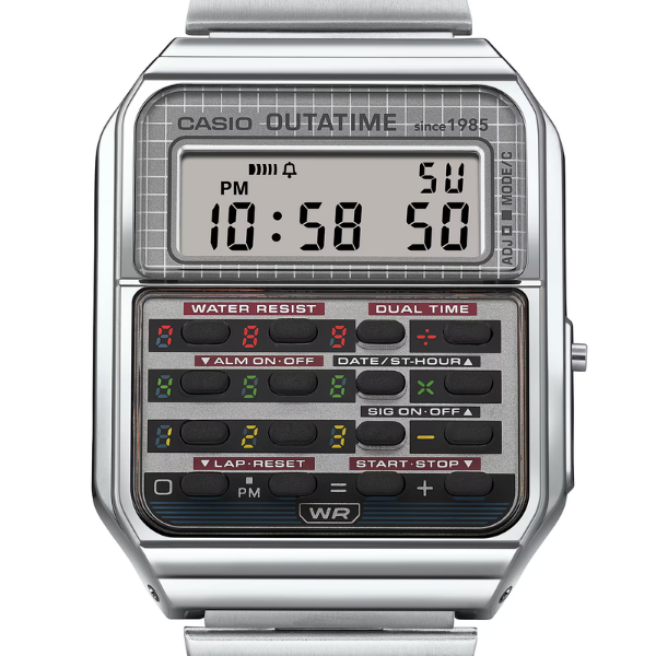 Casio Back To The Future Calculator Watch CA-500WEBF-1ADR