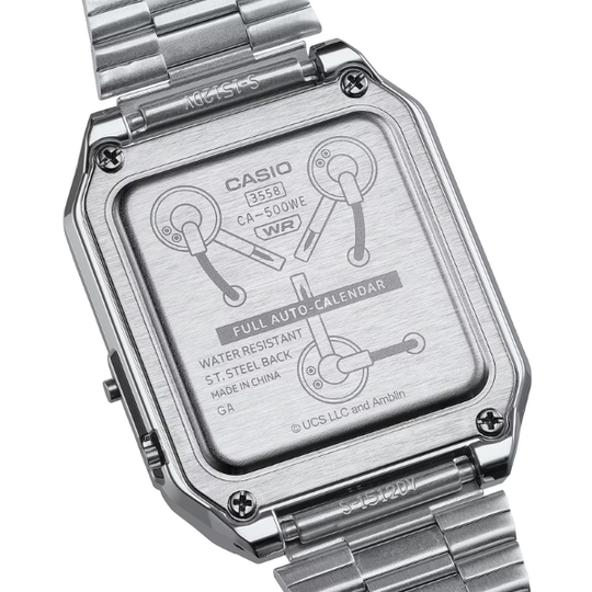 Casio Back To The Future Calculator Watch CA-500WEBF-1ADR